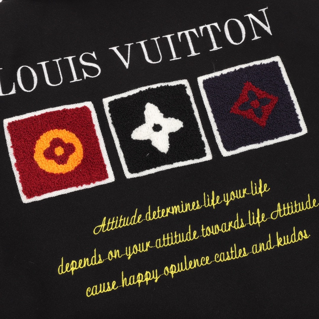 Louis Vuitton Cartoon Embroidery Baseball Jacket 