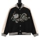 Louis Vuitton Chinese Dragon Embroidery Patchwork Baseball Jacket Coat