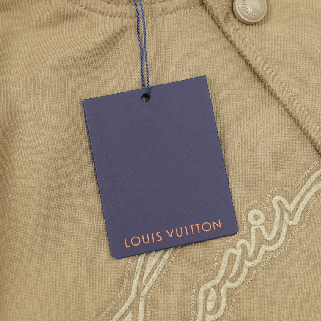 Louis Vuitton Ferdinand Embroidered Silhouette Baseball Flight Jacket