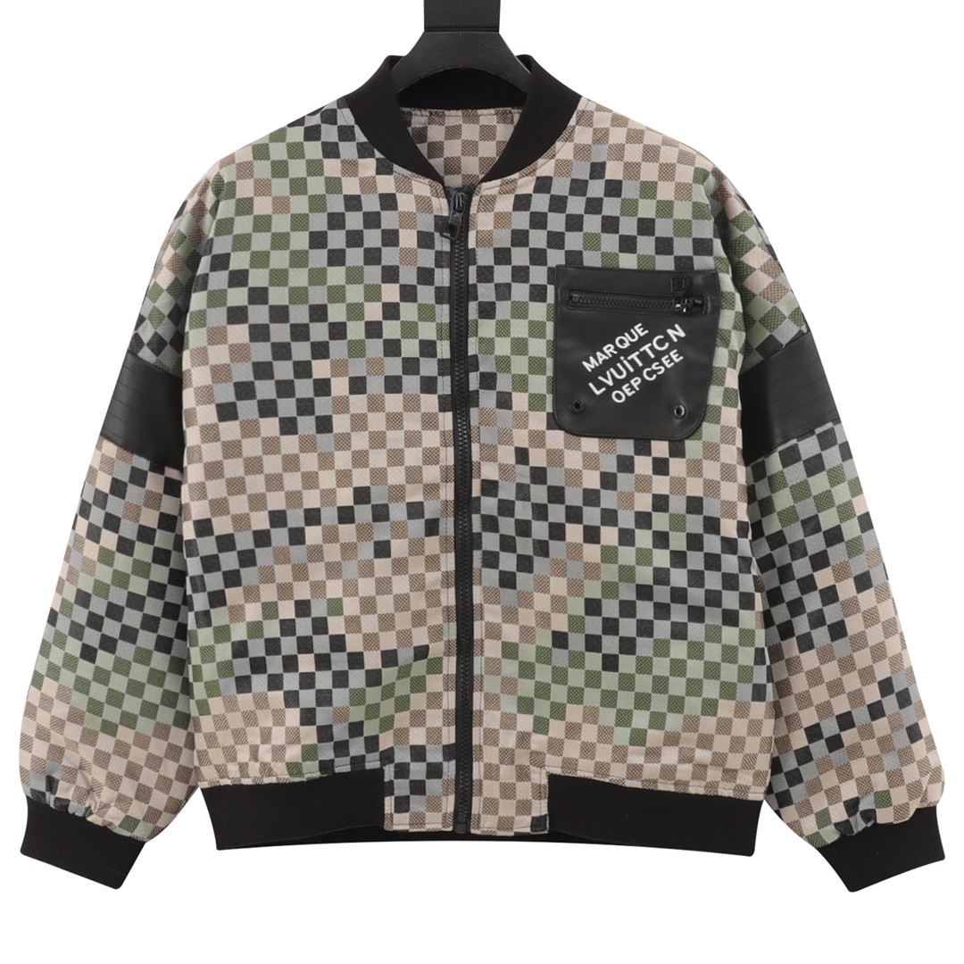 Louis Vuitton Checkered Flight Jacket 