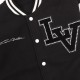 Louis Vuitton Appliquéd Logo Patchwork Baseball Jacket Coat