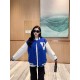 Louis Vuitton V Letter Embroidery Spliced Baseball Jacket Jacket