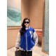 Louis Vuitton V Letter Embroidery Spliced Baseball Jacket Jacket