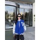 Louis Vuitton V Letter Embroidery Spliced Baseball Jacket Jacket