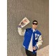 Louis Vuitton V Letter Embroidery Spliced Baseball Jacket Jacket