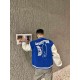 Louis Vuitton V Letter Embroidery Spliced Baseball Jacket Jacket