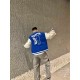 Louis Vuitton V Letter Embroidery Spliced Baseball Jacket Jacket