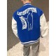 Louis Vuitton V Letter Embroidery Spliced Baseball Jacket Jacket