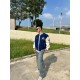 Louis Vuitton Cartoon Embroidery Baseball Jacket 