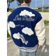 Louis Vuitton Cartoon Embroidery Baseball Jacket 