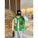 Louis Vuitton Skull Embroidery Patchwork Baseball Jacket Coat