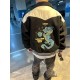  Louis Vuitton Appliquéd Logo Patchwork Baseball Jacket Coat