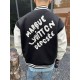 Louis Vuitton Appliquéd Logo Patchwork Baseball Jacket Coat