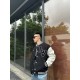 Louis Vuitton Appliquéd Logo Patchwork Baseball Jacket Coat