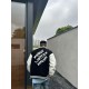 Louis Vuitton Appliquéd Logo Patchwork Baseball Jacket Coat