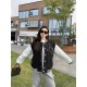 Louis Vuitton Appliquéd Logo Patchwork Baseball Jacket Coat