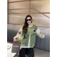 Louis Vuitton Badge Embroidery Patchwork Baseball Jacket Coat