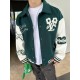 Louis Vuitton Cartoon Embroidery Baseball Jacket 