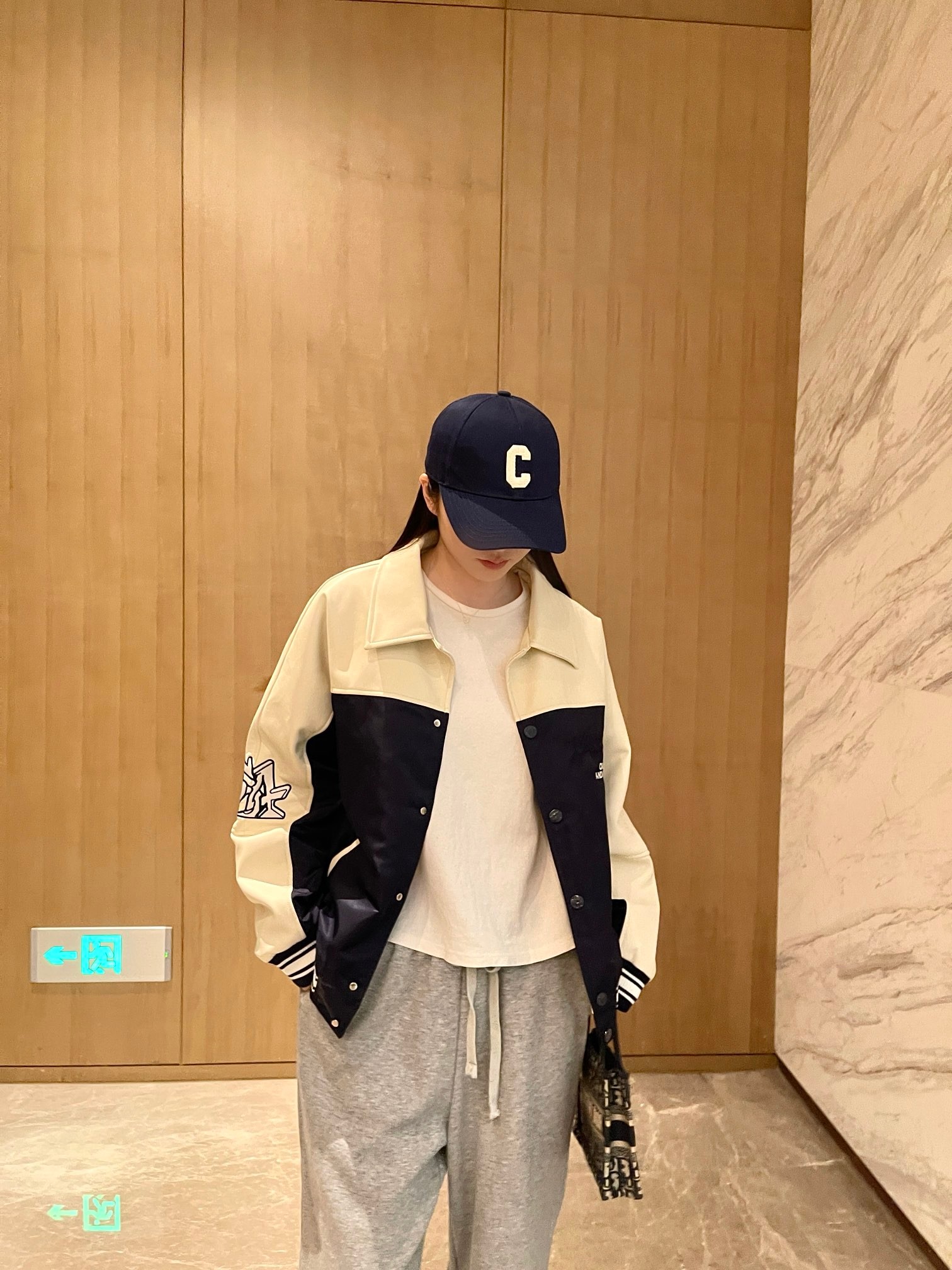 Louis Vuitton Embroidery Baseball Jacket 