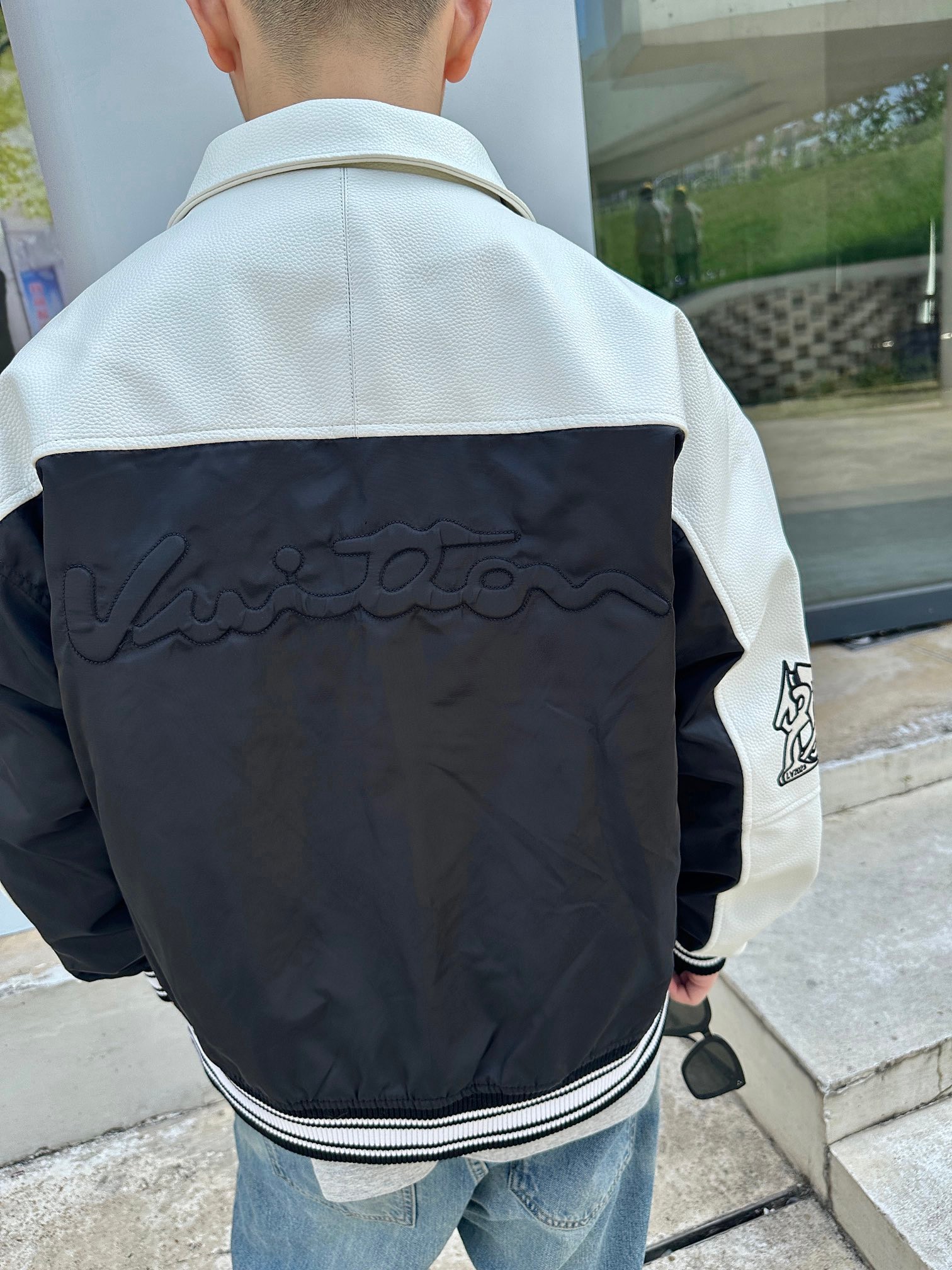 Louis Vuitton Embroidery Baseball Jacket 