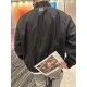 Louis Vuitton Ferdinand Embroidered Silhouette Baseball Flight Jacket