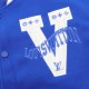 Louis Vuitton V Letter Embroidery Spliced Baseball Jacket Jacket