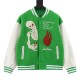 Louis Vuitton Skull Embroidery Patchwork Baseball Jacket Coat