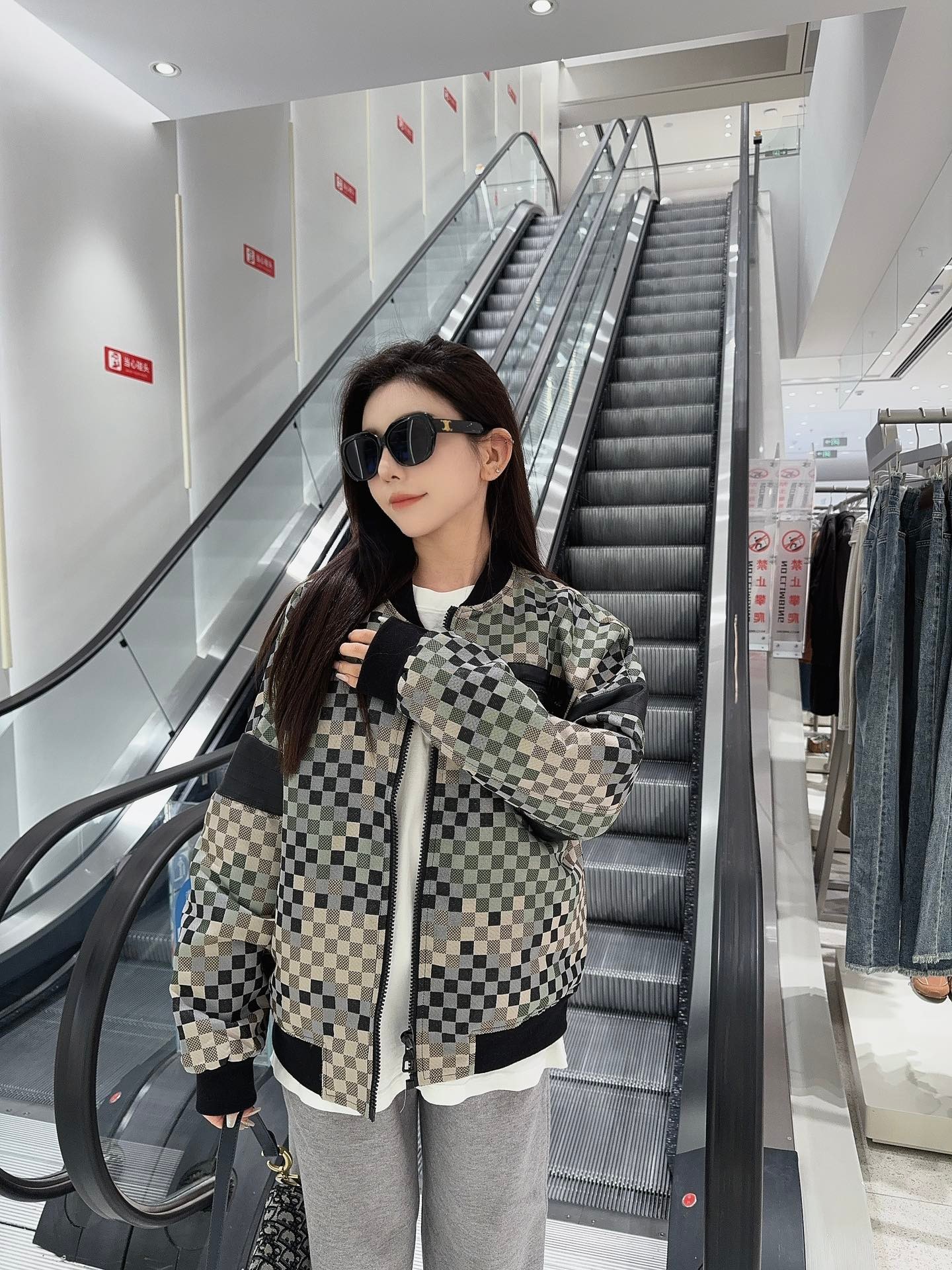 Louis Vuitton Checkered Flight Jacket 