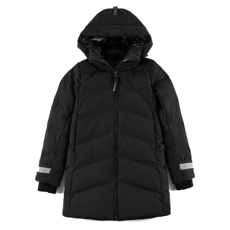 Canada Goose Women's Merritt Hooded Slim-Fit Mid-Length Down Jacket