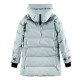 Canada Goose Women's Merritt Hooded Slim-Fit Mid-Length Down Jacket