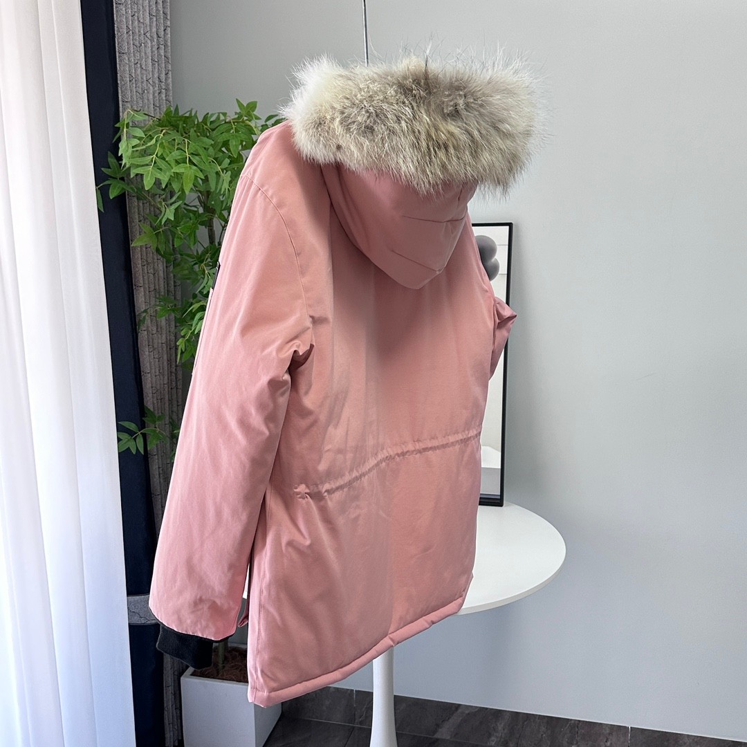 Canada Goose Expedition Parka Unisex Mid-Length Pink