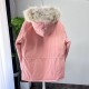 Canada Goose Expedition Parka Unisex Mid-Length Pink