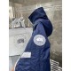 Canada Goose White Label Short Down Jacket Blue