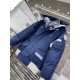 Canada Goose White Label Short Down Jacket Blue