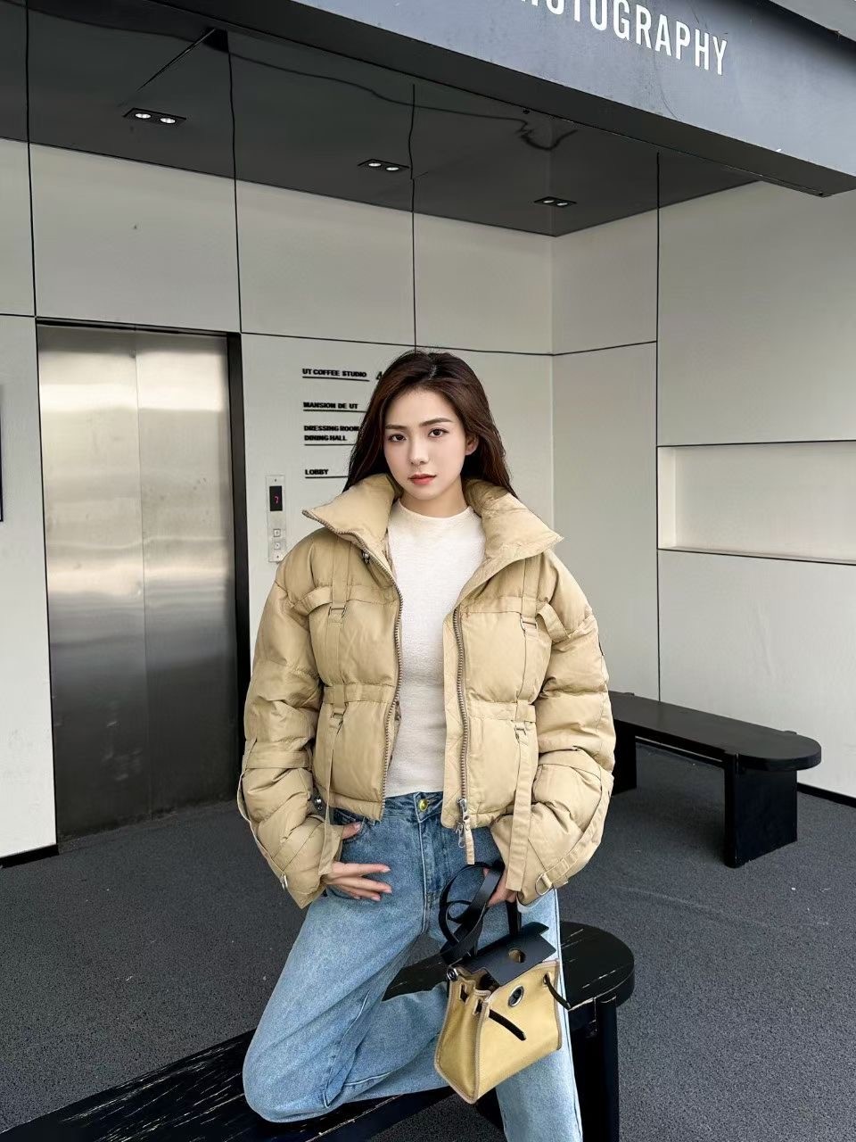 Canada Goose Collaborated Shoulder Strap Down Jacket