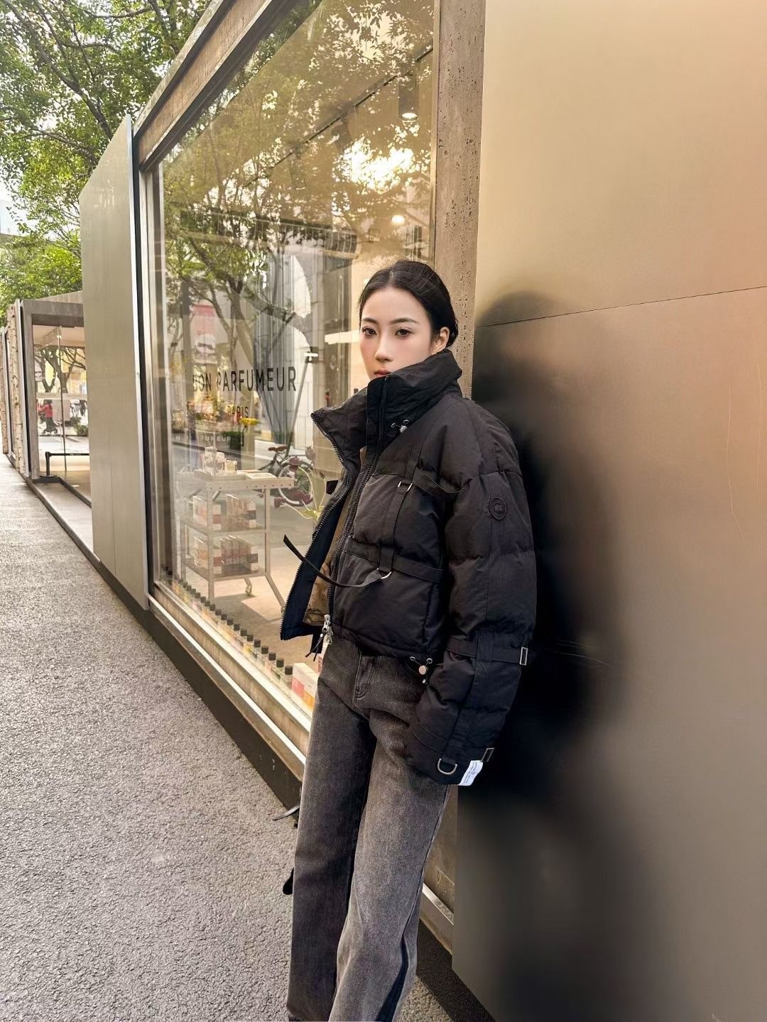 Canada Goose Collaborated Shoulder Strap Down Jacket