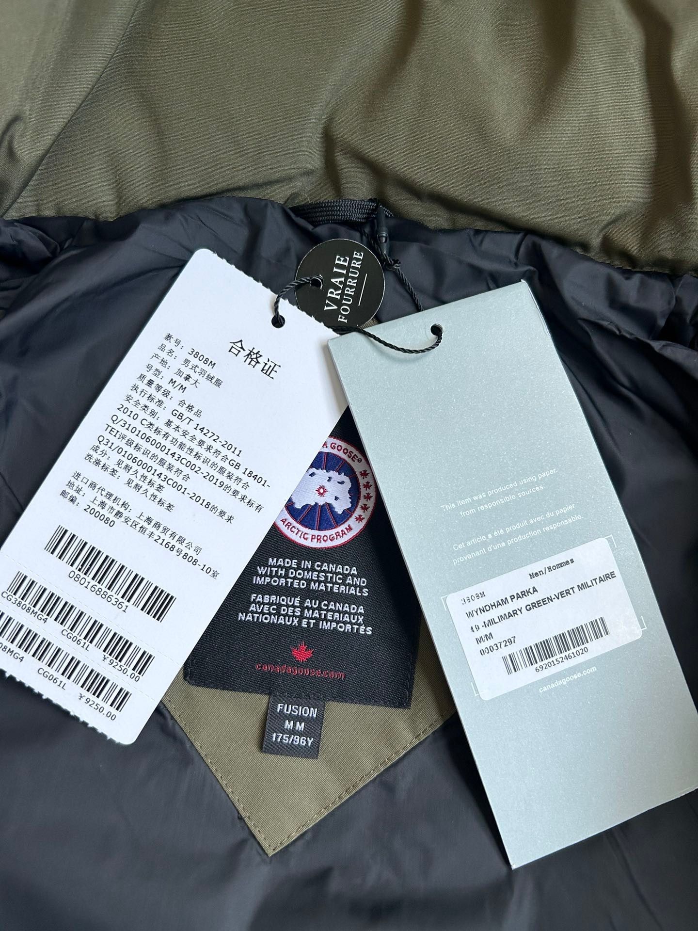 Canada Goose Wyndham Classic Parka Down Jacket Unisex