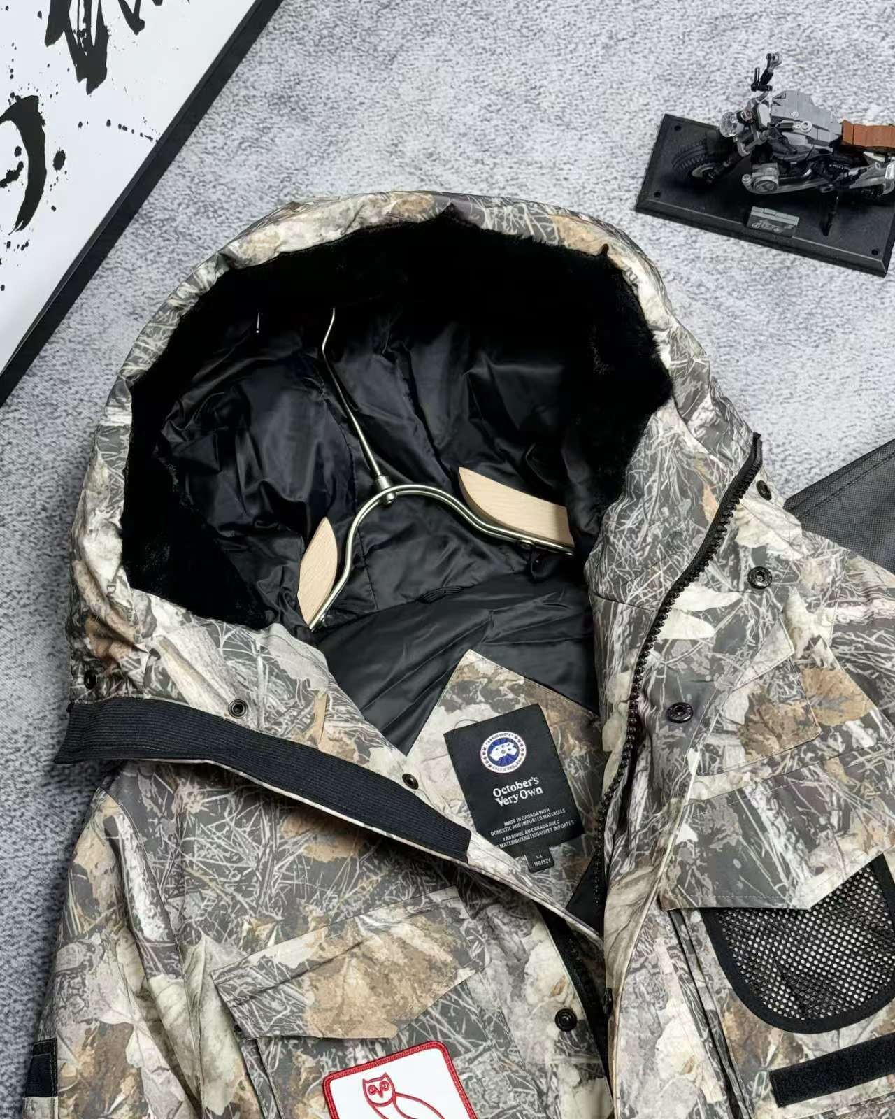 OVO x CANADA GOOSE Owl Collaboration Terrain Parka Down Jacket