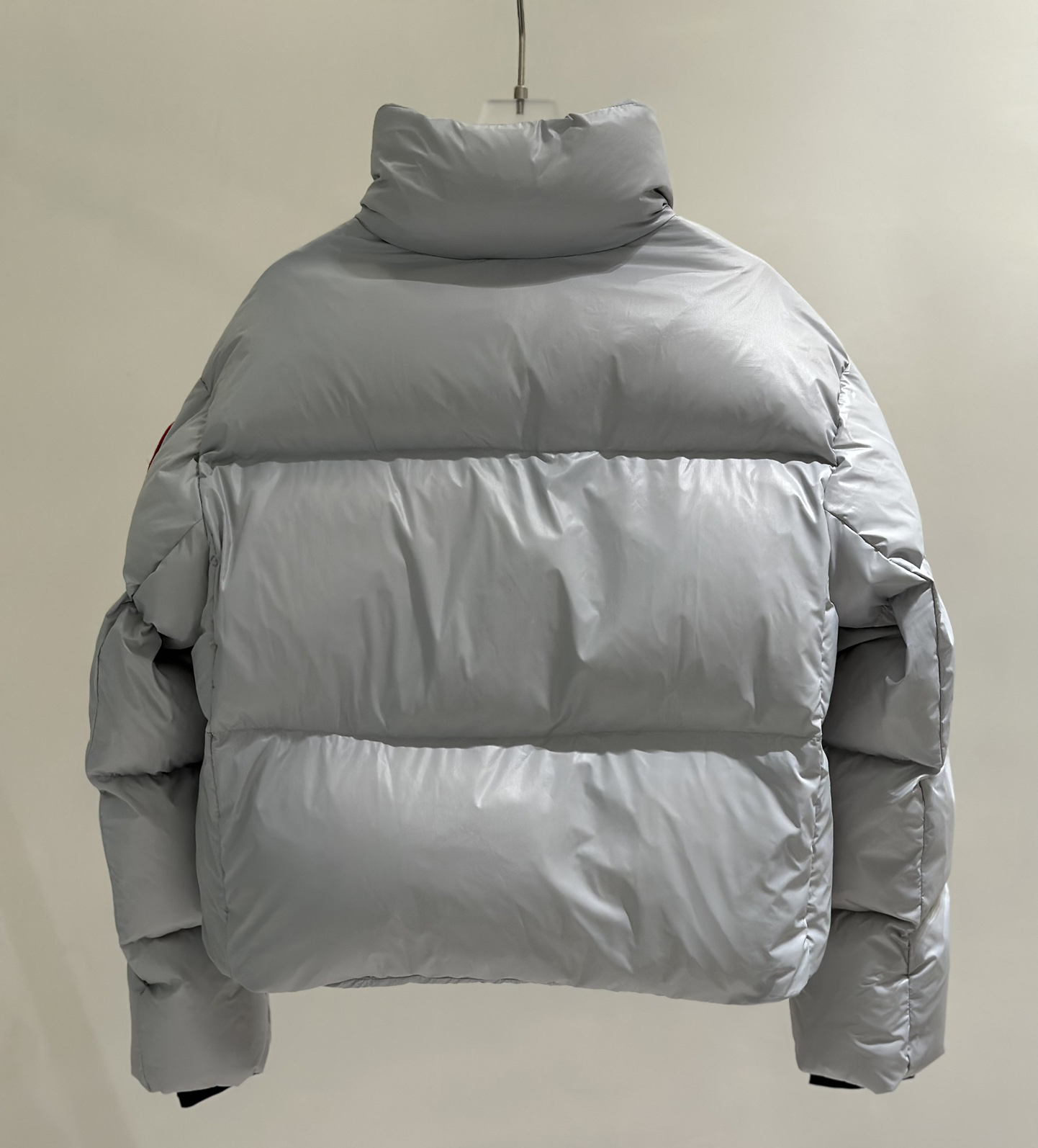  Canada Goose Cypress Cropped Puffer Women Down Coat Silver