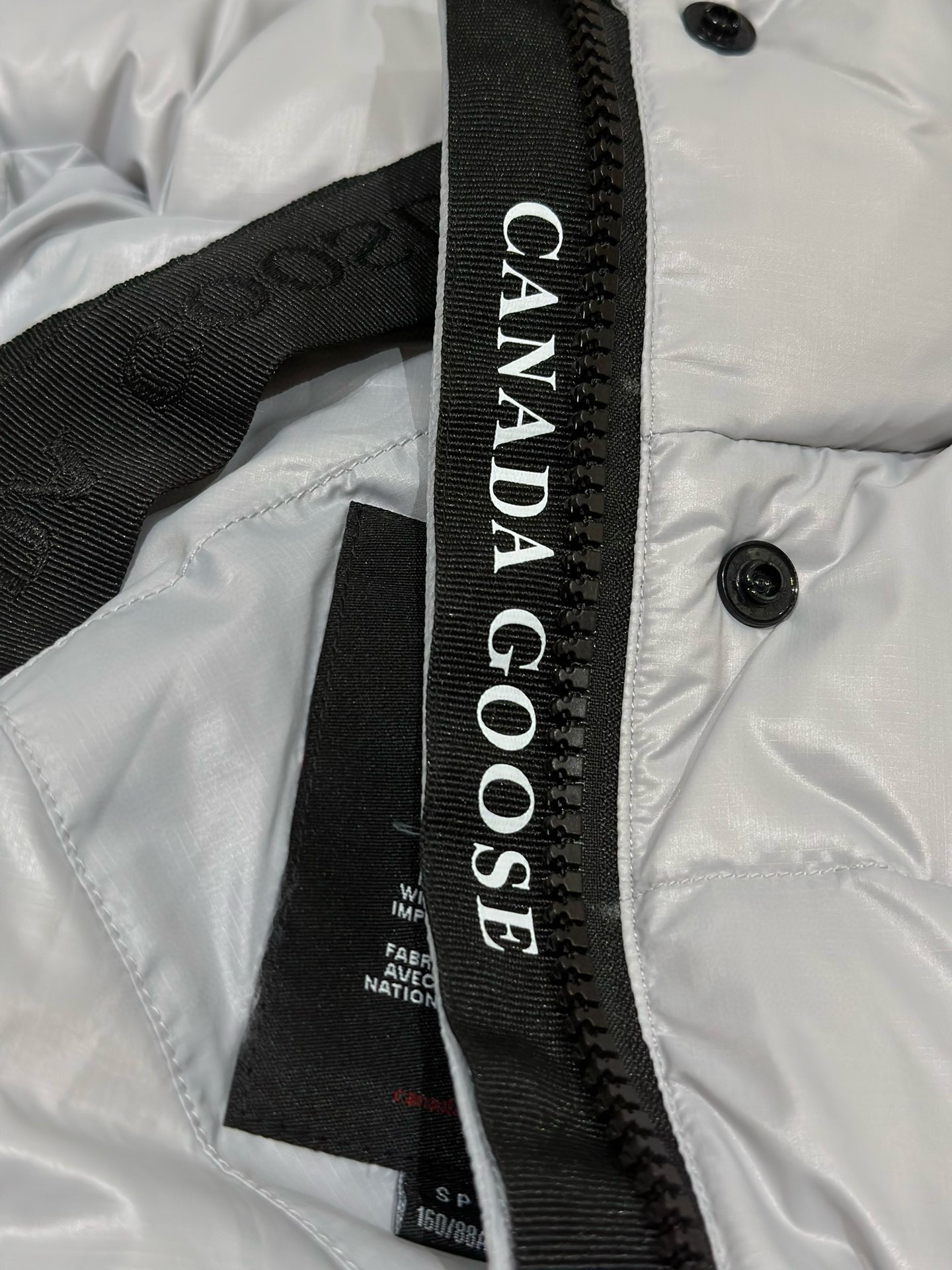  Canada Goose Cypress Cropped Puffer Women Down Coat Silver