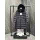 Moncler Boedic Long Women's Down Jacket Coat Black