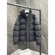 Moncler Madeira Black Warrior Short Men's Down Jacket Coat