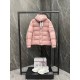 Moncle Maya 70 Winter Down Jacket Coat in Rose Pink