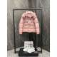 Moncle Maya 70 Winter Down Jacket Coat in Rose Pink