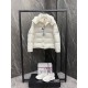 Moncle Maya 70 Winter Down Jacket Coat in White