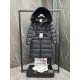 Moncler Boedic Long Women's Down Jacket Coat Black