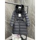 Moncler Boedic Long Women's Down Jacket Coat Black