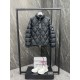 Moncler Averole Men's Short Diamond Check Down Jacket Coat