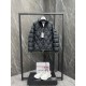 Moncler Averole Men's Short Diamond Check Down Jacket Coat