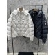 Moncler Averole Men's Short Diamond Check Down Jacket Coat